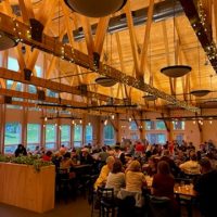 Indoor dining at The Hill